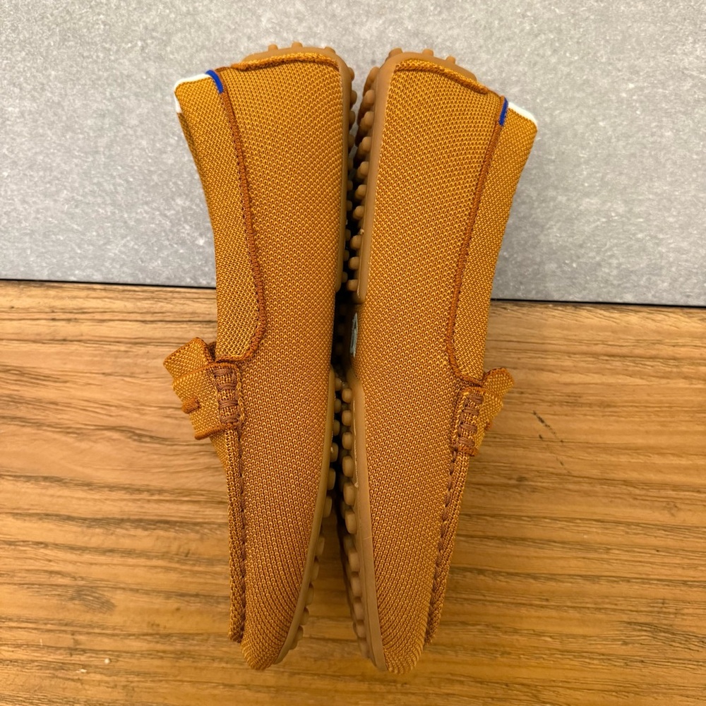 Rothy's The Driver Slip On Loafer Turmeric Mustard Orange Size 7.5 - Picture 5 of 12